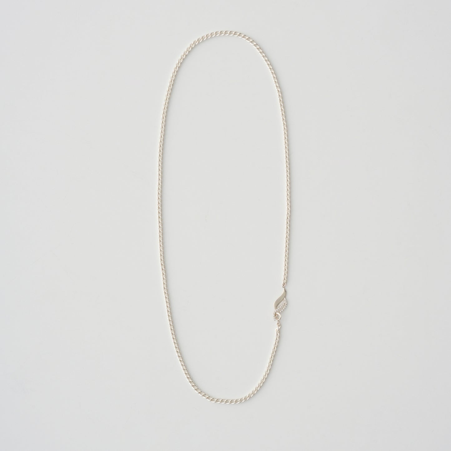 S CHAIN NECKLACE W/STONE