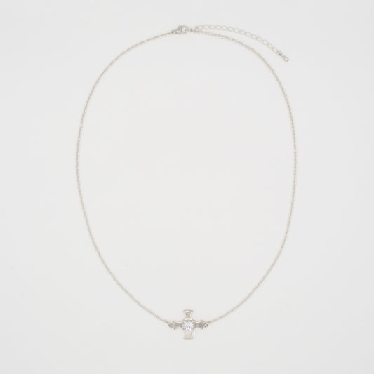 CROSS BALL NECKLACE