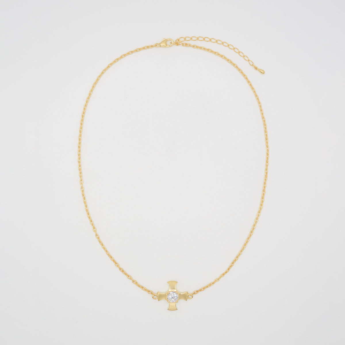 CROSS BALL NECKLACE