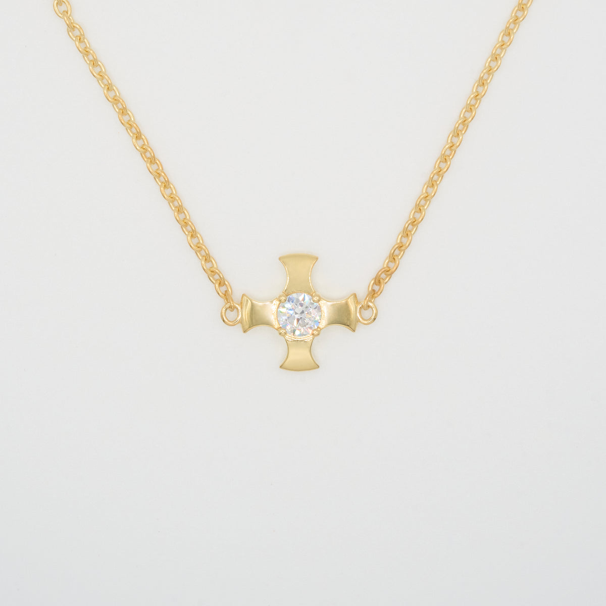 CROSS BALL NECKLACE
